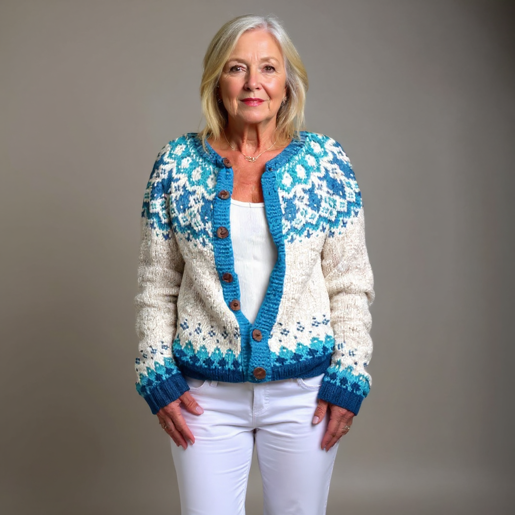 Eva | Vintage IJslandse Cardigan