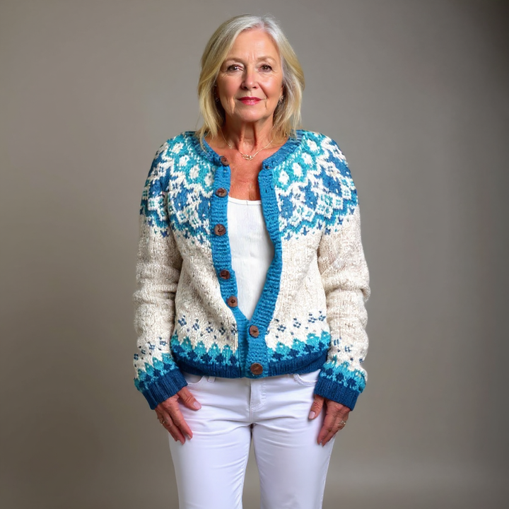 Eva | Vintage IJslandse Cardigan