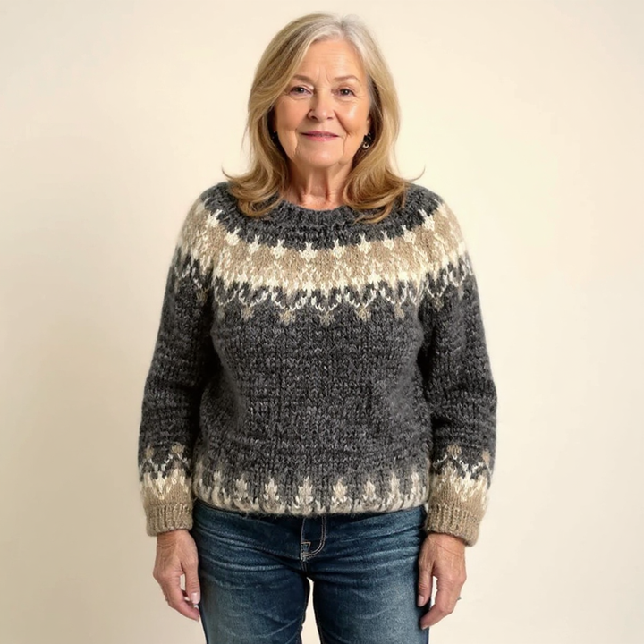 Samantha | Vintage IJslandse Trui