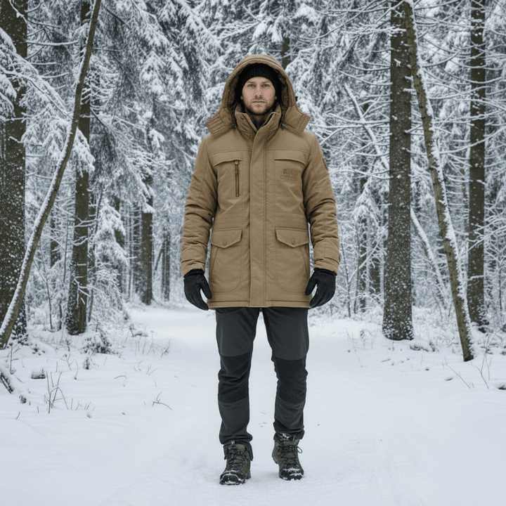 FROSTGUARD – Gewatteerde Parka voor Warmte & Bescherming op Koude Dagen