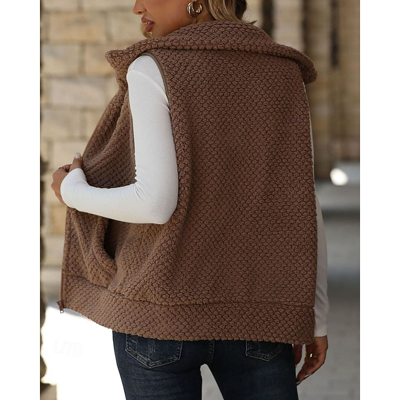 Willow | Gezellige Textuur Rits Vest