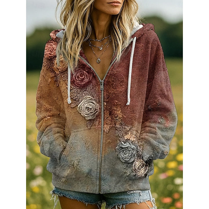 Wilg | Natuur-geïnspireerde Zip-Up Hoodie