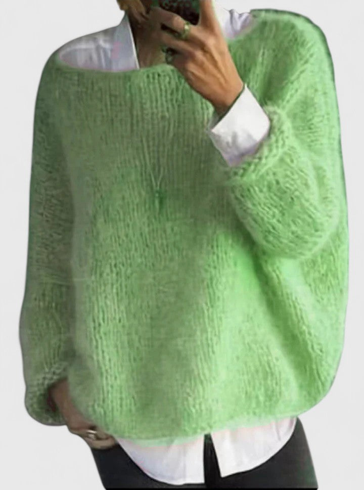 HERFST – VLOEIENDE BREI PULLOVER TRUI