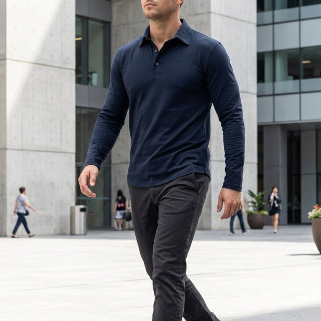 Andrei | Casual Lange Mouwen Col Polo