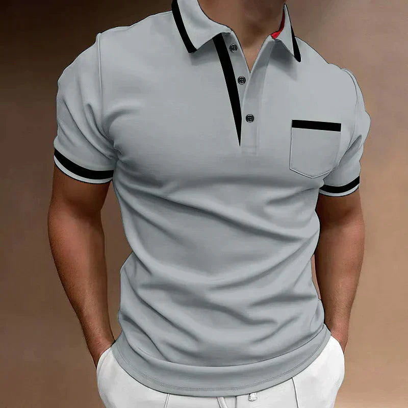 Poloshirt met Borstzak voor Heren