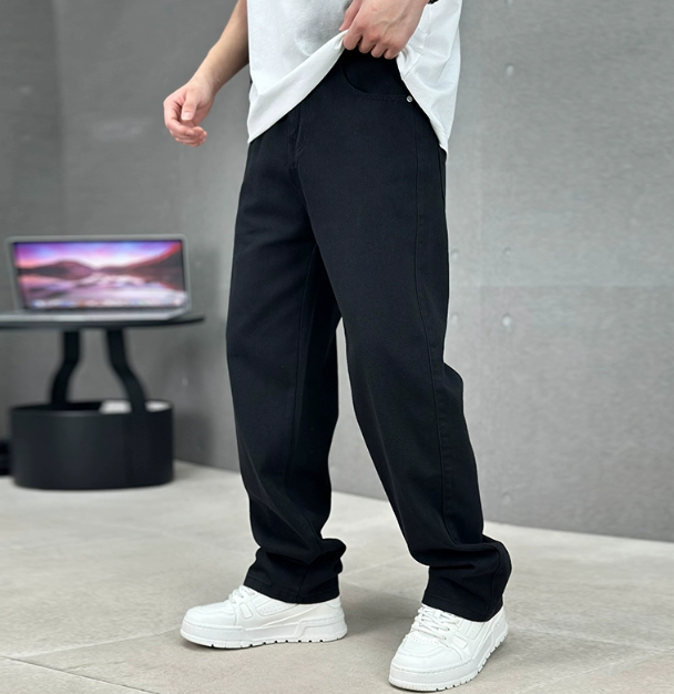 Drew | Heren Lente Losse Straight-Fit Denim Jeans