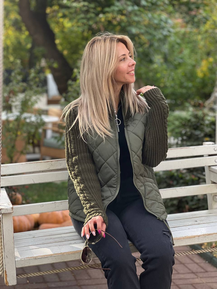 BROOKE – GEZELLIGE GEQUILTE JAS MET BREISLEEVEN
