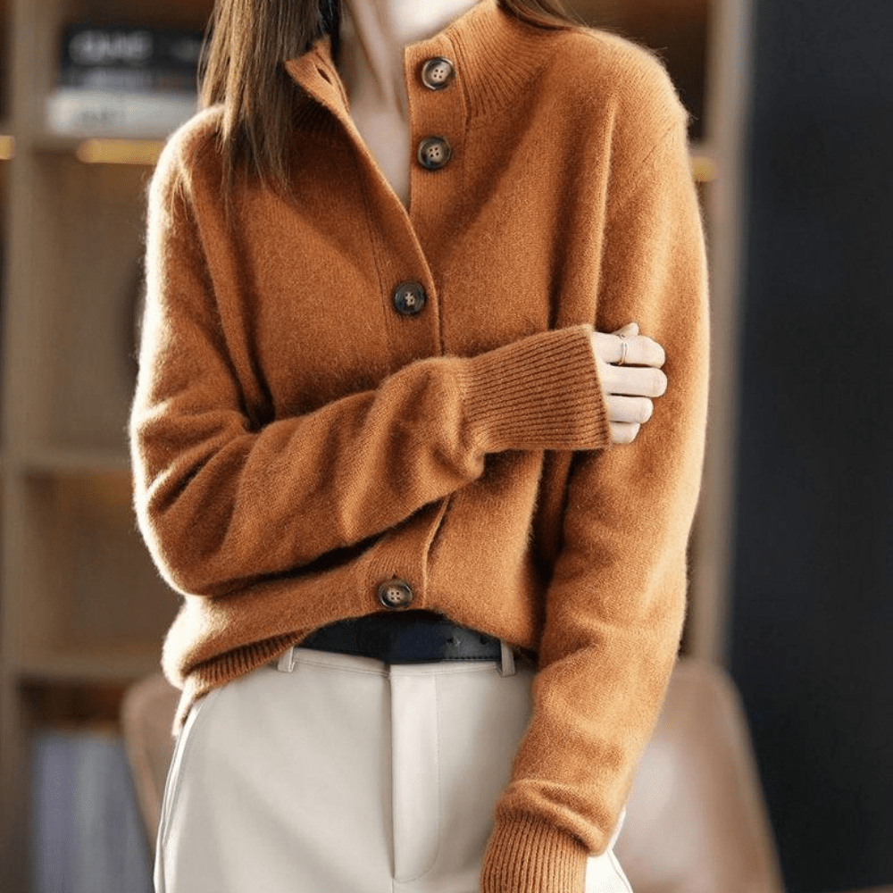 Anny - Luxueuze Kasjmier Gebreide Cardigan