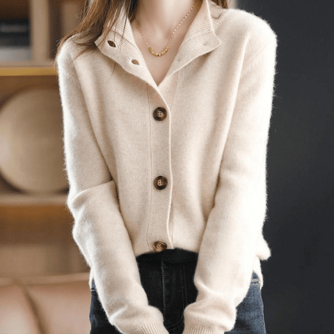 Anita - Cashmere Gebreide Cardigan