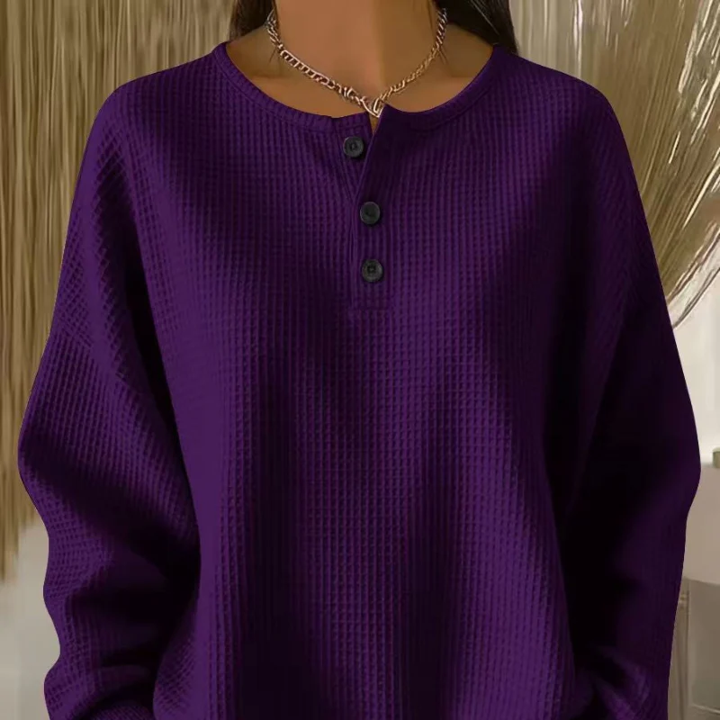 Casual vrouwen half-knop shirt voor dagelijks gebruik