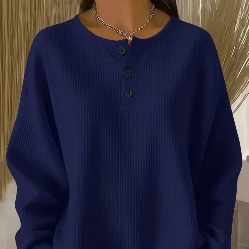 Casual vrouwen half-knop shirt voor dagelijks gebruik