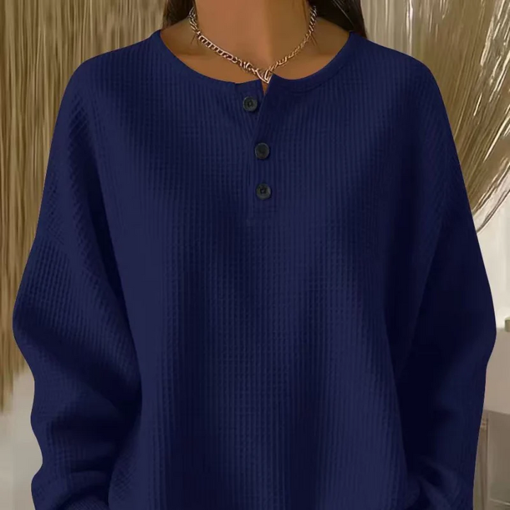 Casual vrouwen half-knop shirt voor dagelijks gebruik