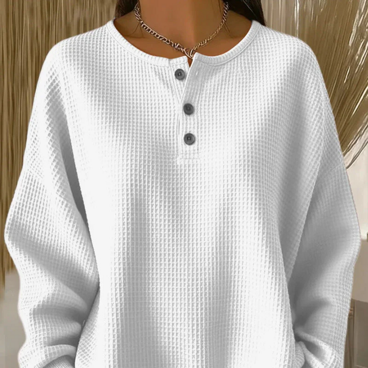 Casual vrouwen half-knop shirt voor dagelijks gebruik