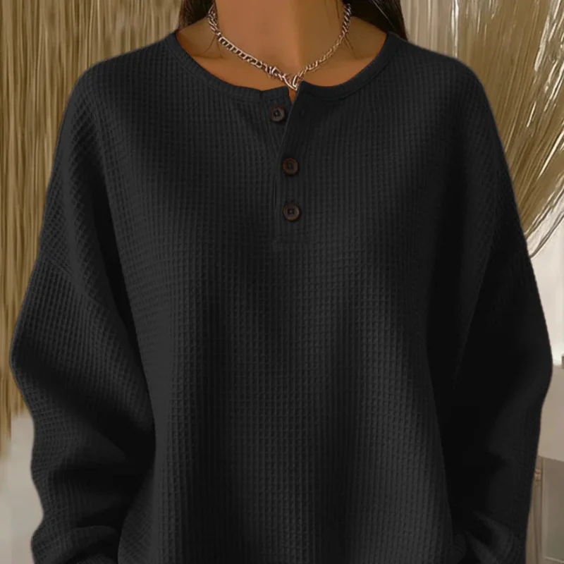Casual vrouwen half-knop shirt voor dagelijks gebruik