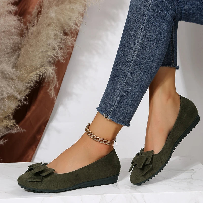 Samantha | Dames Lente Ballerina’s Met Strikdetail