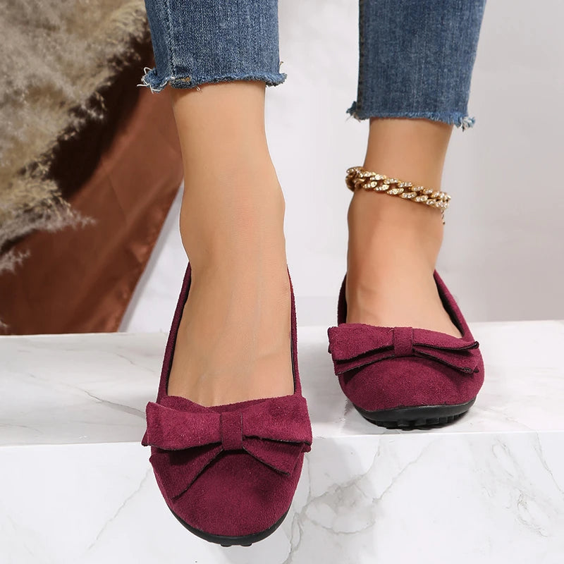 Samantha | Dames Lente Ballerina’s Met Strikdetail