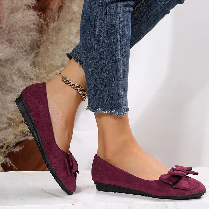 Samantha | Dames Lente Ballerina’s Met Strikdetail
