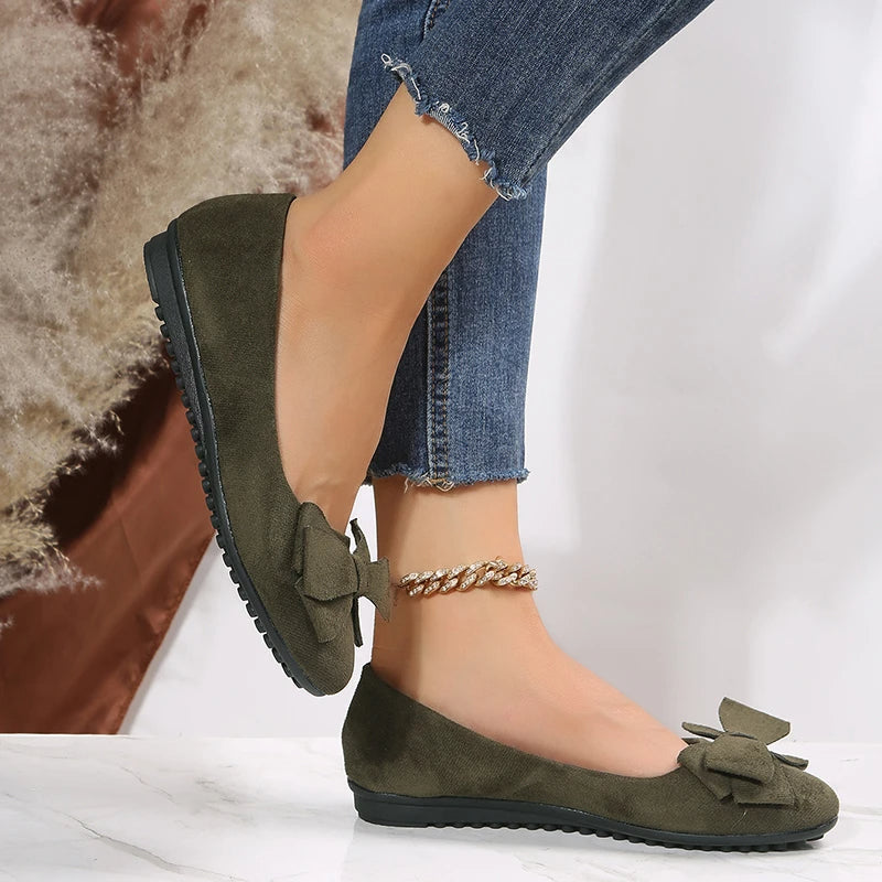Samantha | Dames Lente Ballerina’s Met Strikdetail