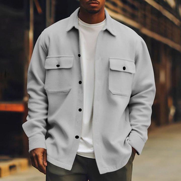 Victor™ Casual Oversized Heren Overhemdjas