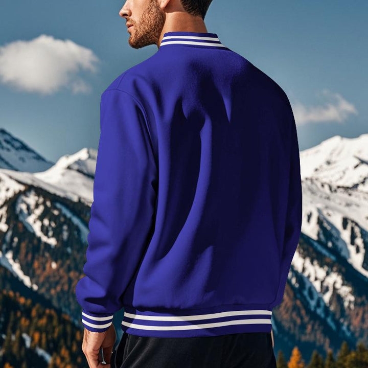 Nathan™ Klassieke Heren Varsity Bomberjack