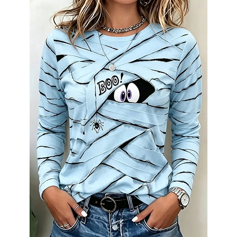 Wanda | Speelse Halloween Lange Mouwen Top