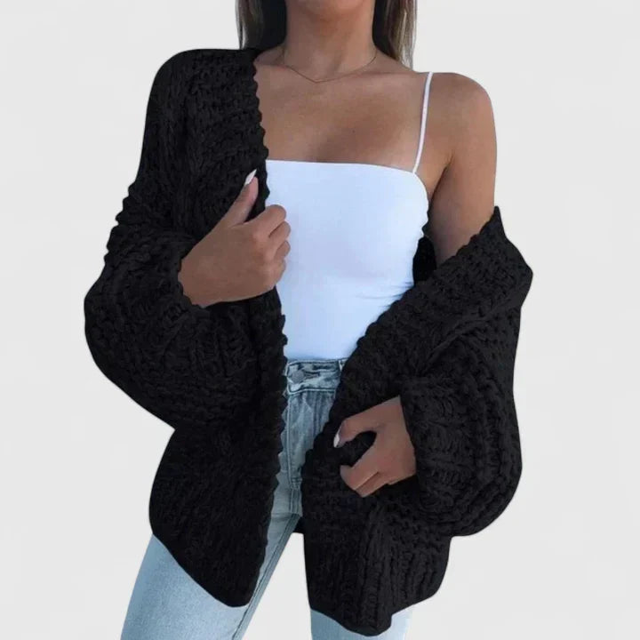 JENNY – CHUNKY BREI OPEN CARDIGAN