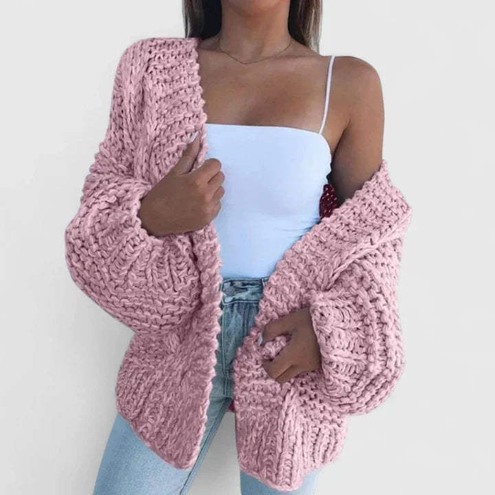 JENNY – CHUNKY BREI OPEN CARDIGAN