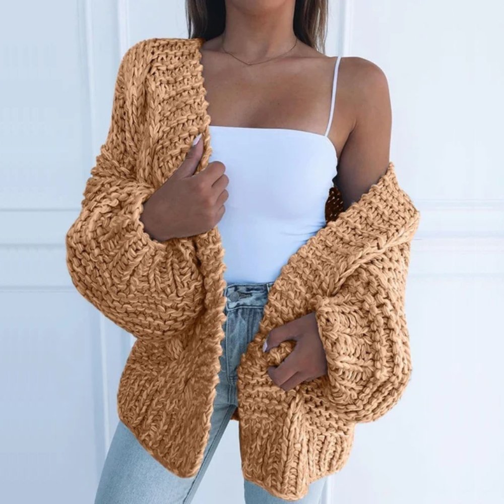 JENNY – CHUNKY BREI OPEN CARDIGAN