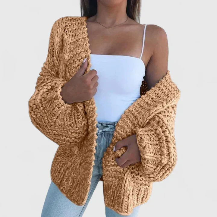 JENNY – CHUNKY BREI OPEN CARDIGAN
