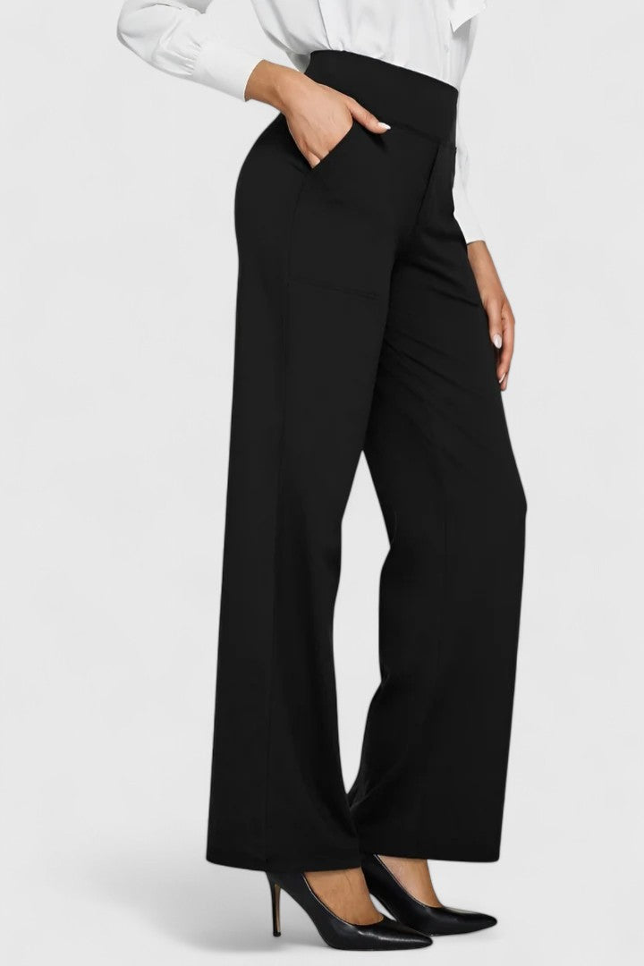 Zoey | Dames Hoge Taille Wijde Broek