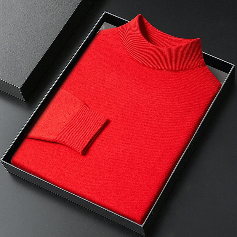 Winston | Verfijnde Mock Neck Trui