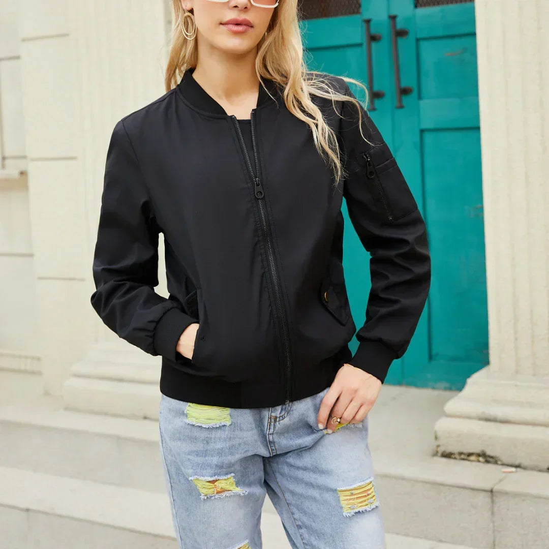 Laoise | Oversized Zip-Up Heritage Bomberjack