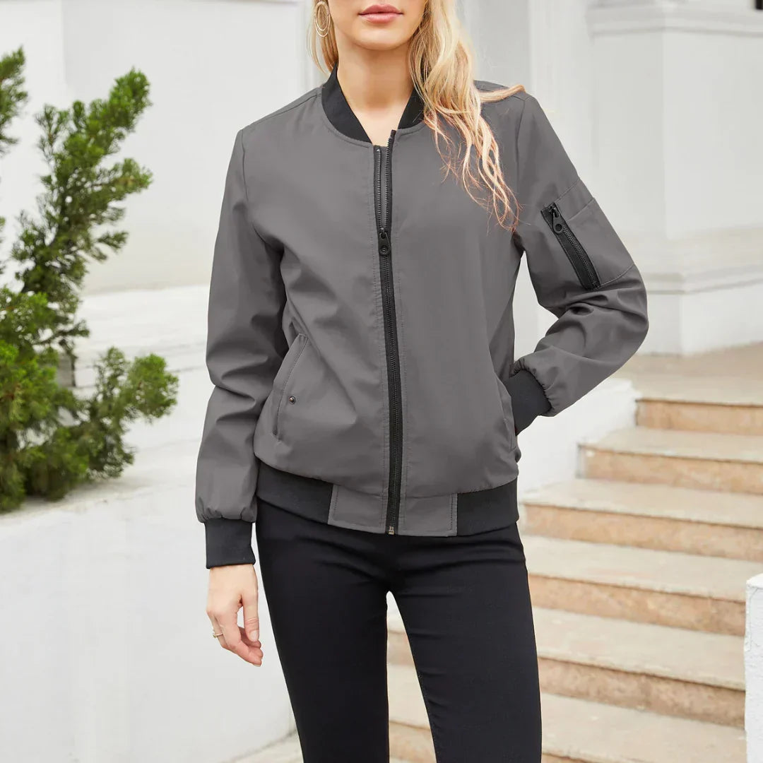 Laoise | Oversized Zip-Up Heritage Bomberjack