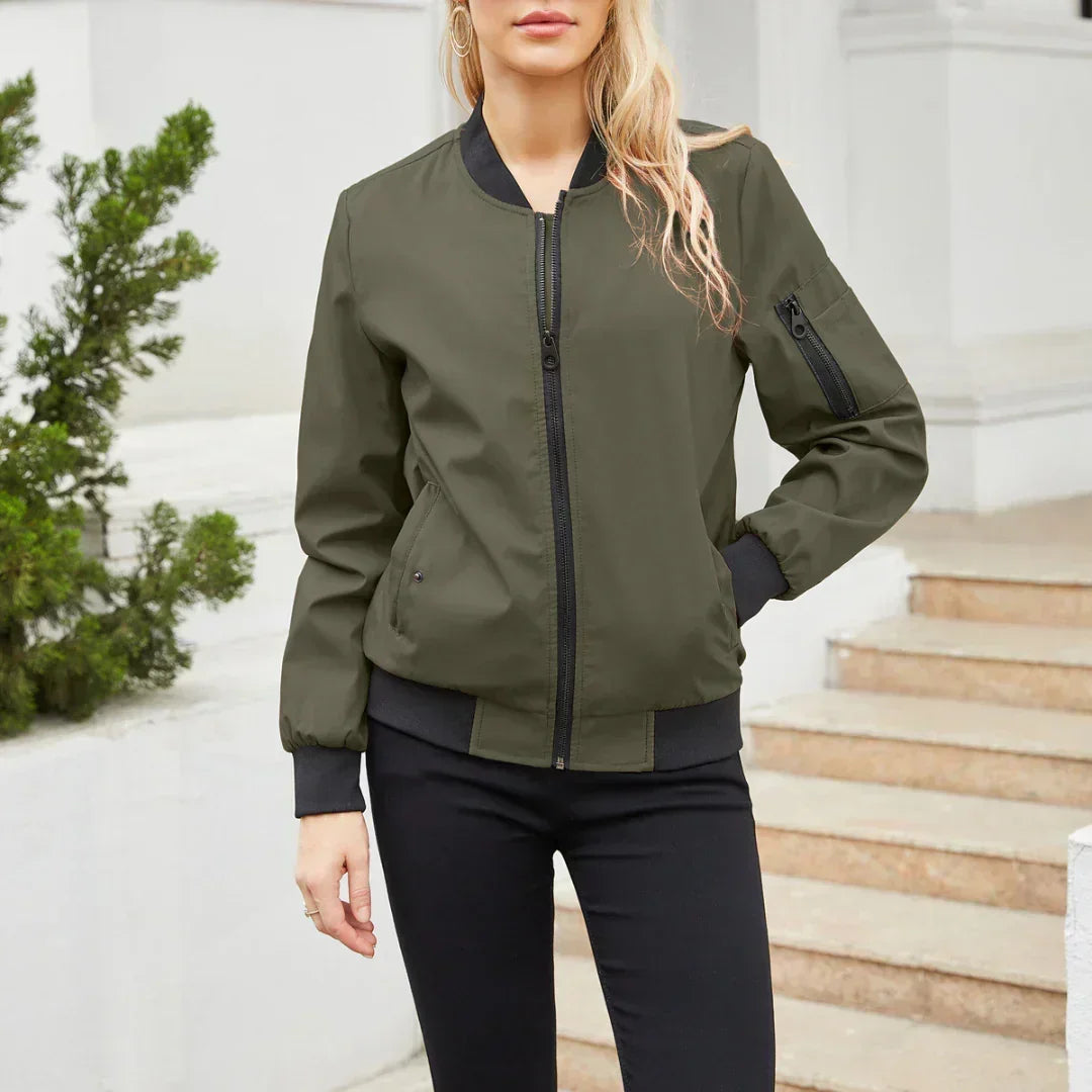 Laoise | Oversized Zip-Up Heritage Bomberjack