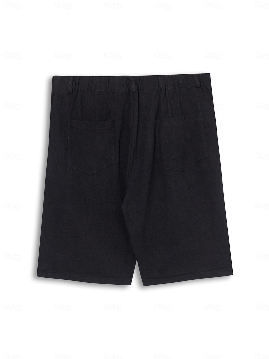 Steve's - Comfortabel Linnen Korte Broek Voor Heren