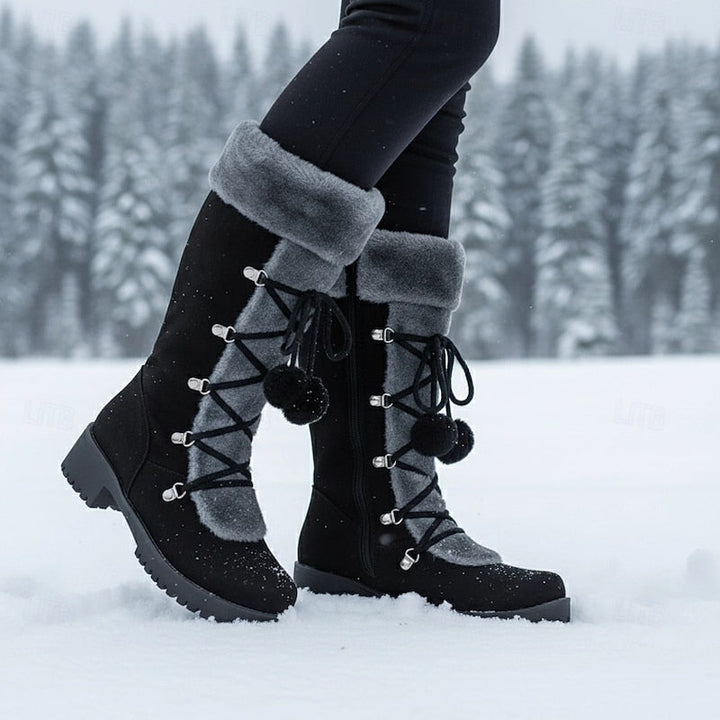 Sabrina | Gezellige Laarzen met Veters voor de Winter
