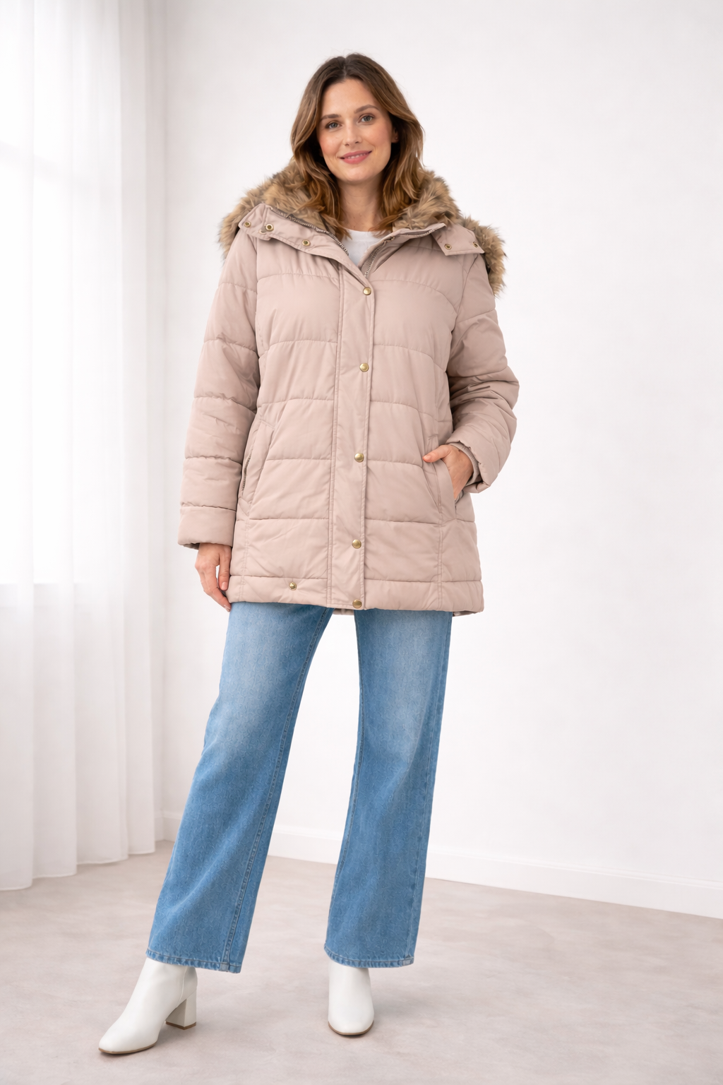 Van Dam | Puffer Hooded Jast voor Casual Wear
