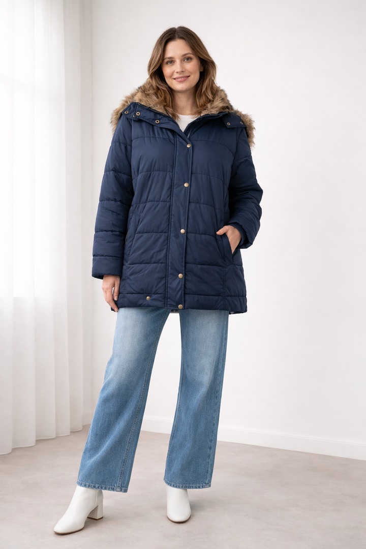 Van Dam | Puffer Hooded Jast voor Casual Wear