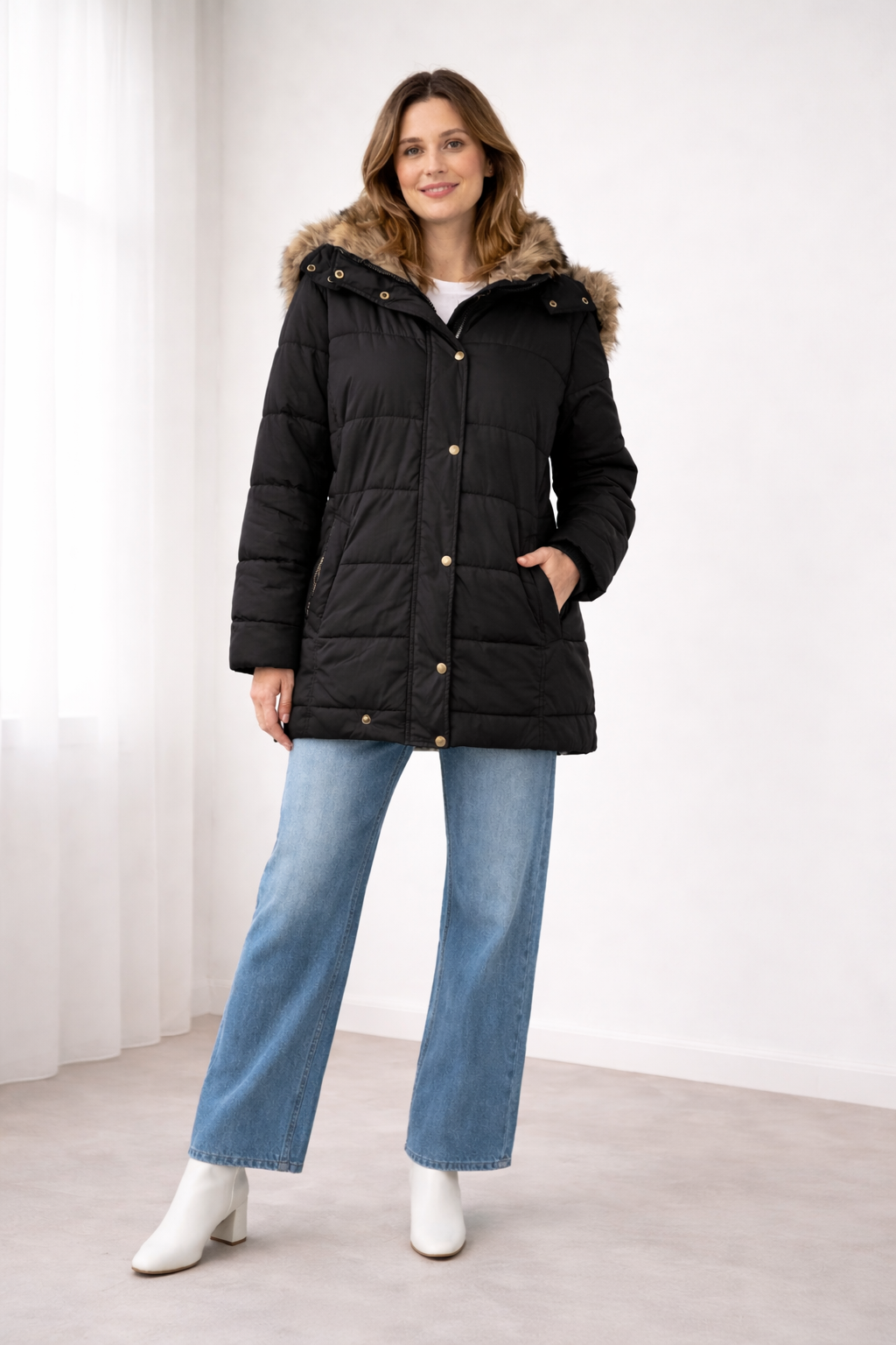 Van Dam | Puffer Hooded Jast voor Casual Wear