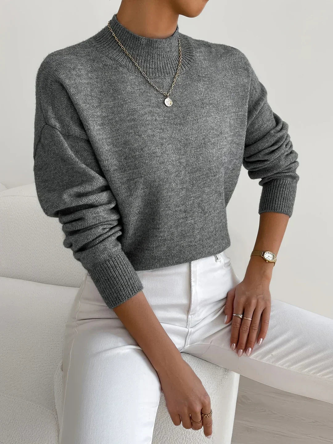 Maya | Dames Lange Mouw Pullover Trui Top