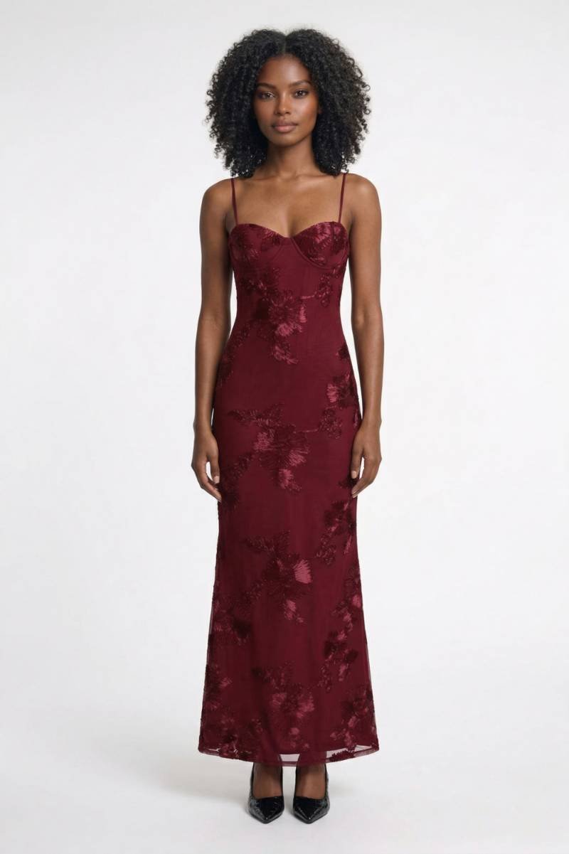 Elegante Pailletten Maxi Jurk