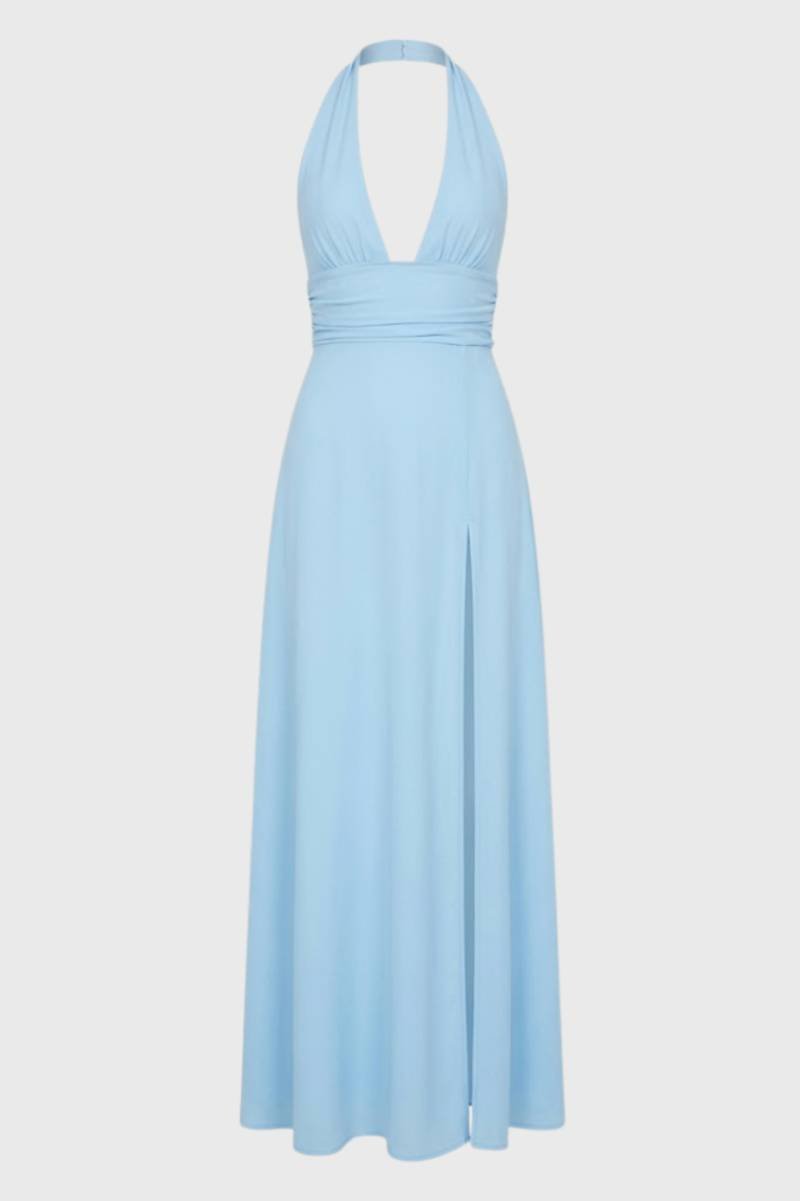 Elegante Halter Maxi Jurk