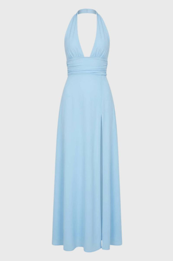 Elegante Halter Maxi Jurk