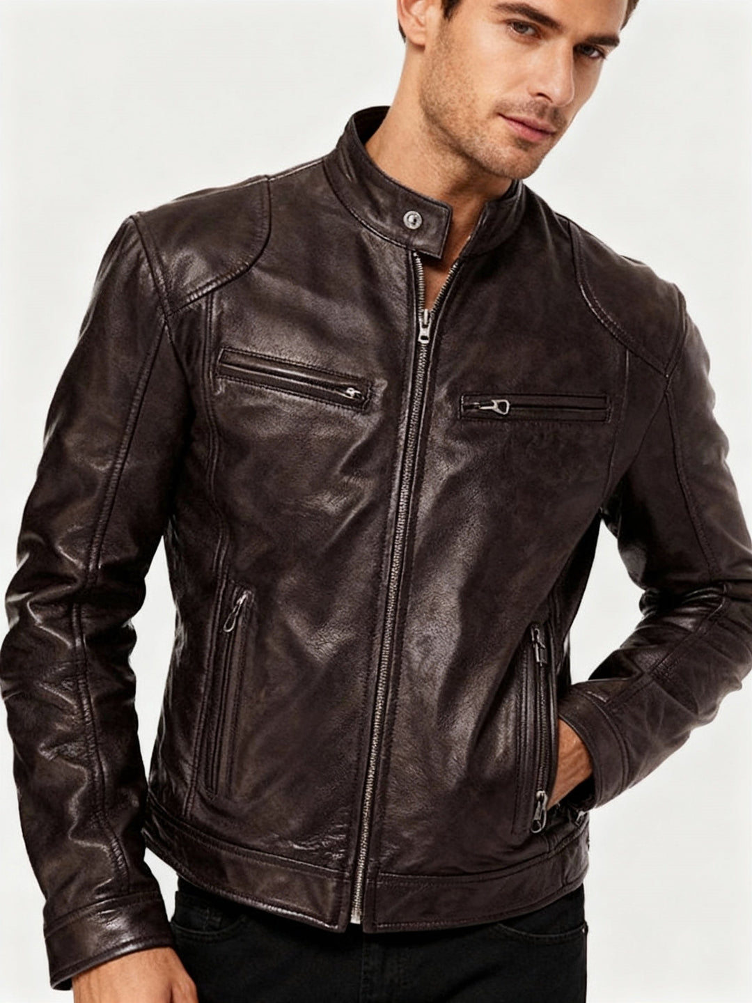 Van Dam | Duurzame Faux Leren Casual Jas