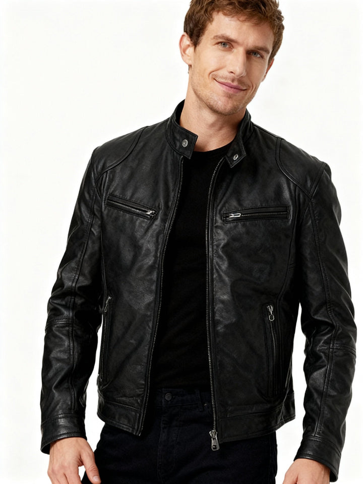 Van Dam | Duurzame Faux Leren Casual Jas