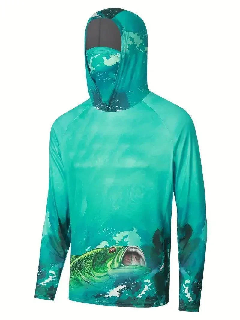 Heren UV Bescherming Sneldrogende Outdoor Performance Hoodie Shirt