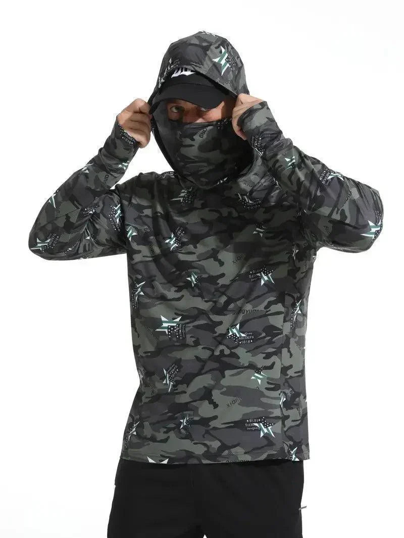 Heren UV Bescherming Sneldrogende Outdoor Performance Hoodie Shirt