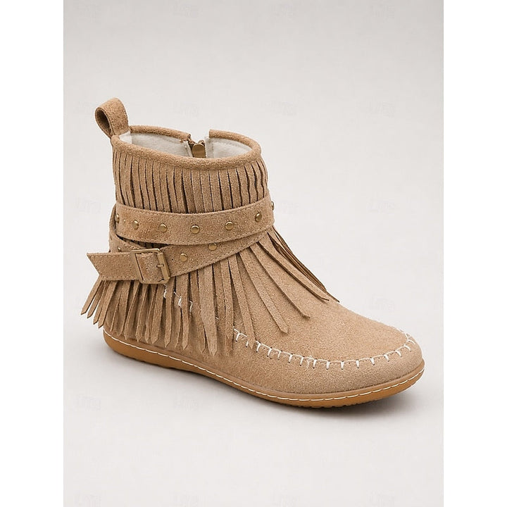 Susannah | Fringe Moccasin Enkellaarsjes