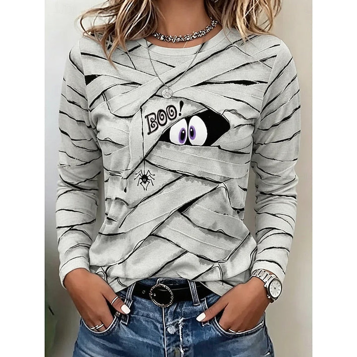Wanda | Speelse Halloween Lange Mouwen Top