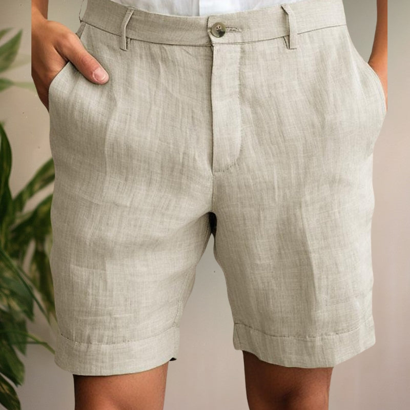 Zomer Linnen Shorts voor Heren